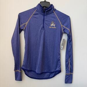 ECU 1/4 zip Womens Athletic Top - New with tags!